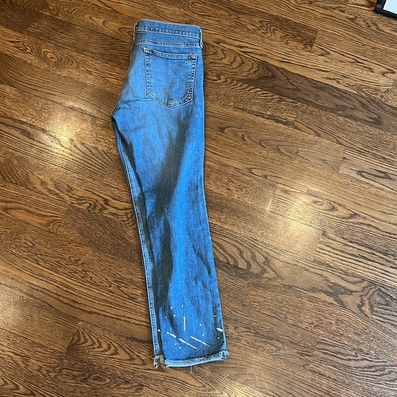 Rag & bone 27 Blue Distressed Jeans capri - Picture 2 of 2